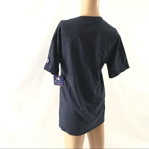Champion Men T-shirt Size S Navy Blue Shortsleeve - Picture 3 of 6